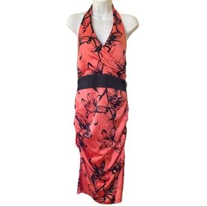 Le Château floral knee lenght cocktail dress M